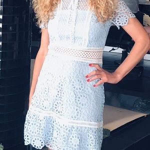 Baby Blue knee high dress like new! Worn once..